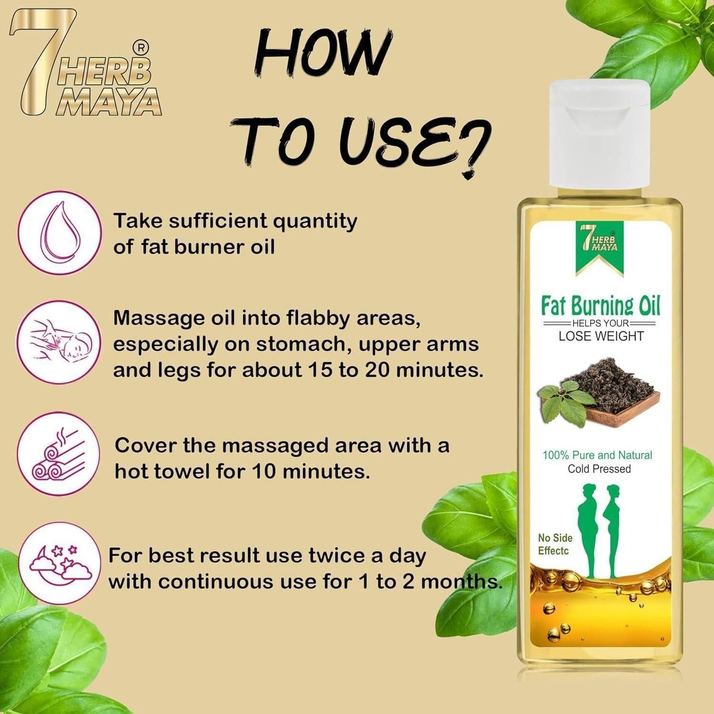 Herbmaya Fat Burning Oil